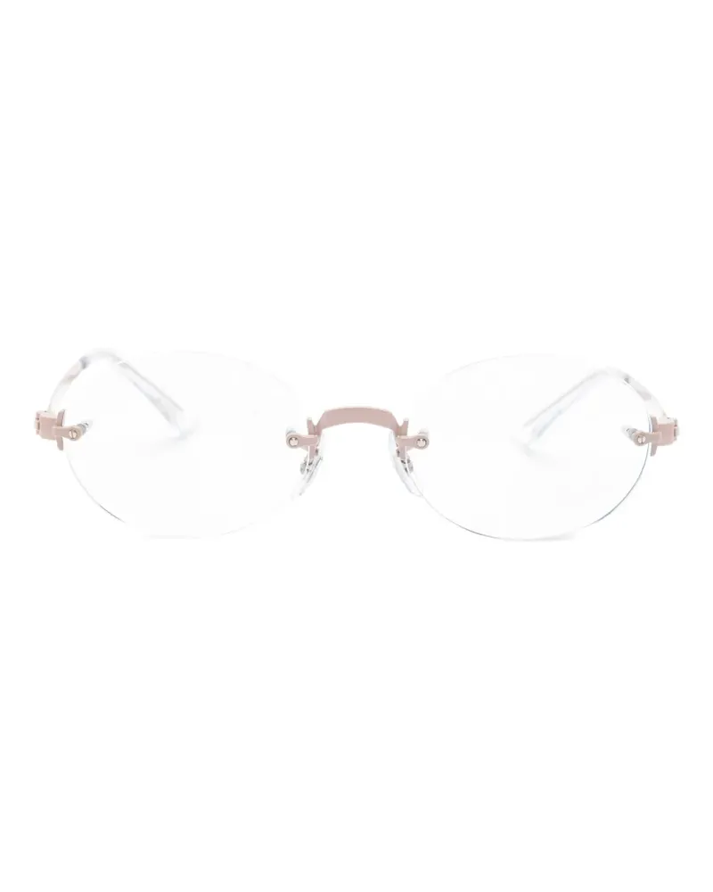 Ray Ban x A$ap Rocky Brille mit rundem Gestell - Nude Nude
