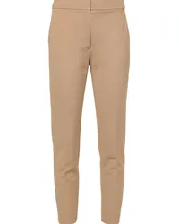 Max Mara Pegno Zigarettenhose aus Jersey Nude