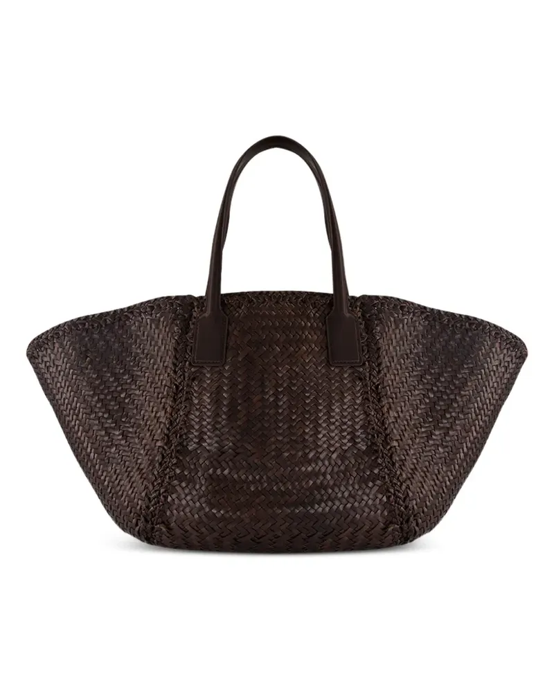 Dragon Diffusion Teresa woven tote bag - Braun Braun