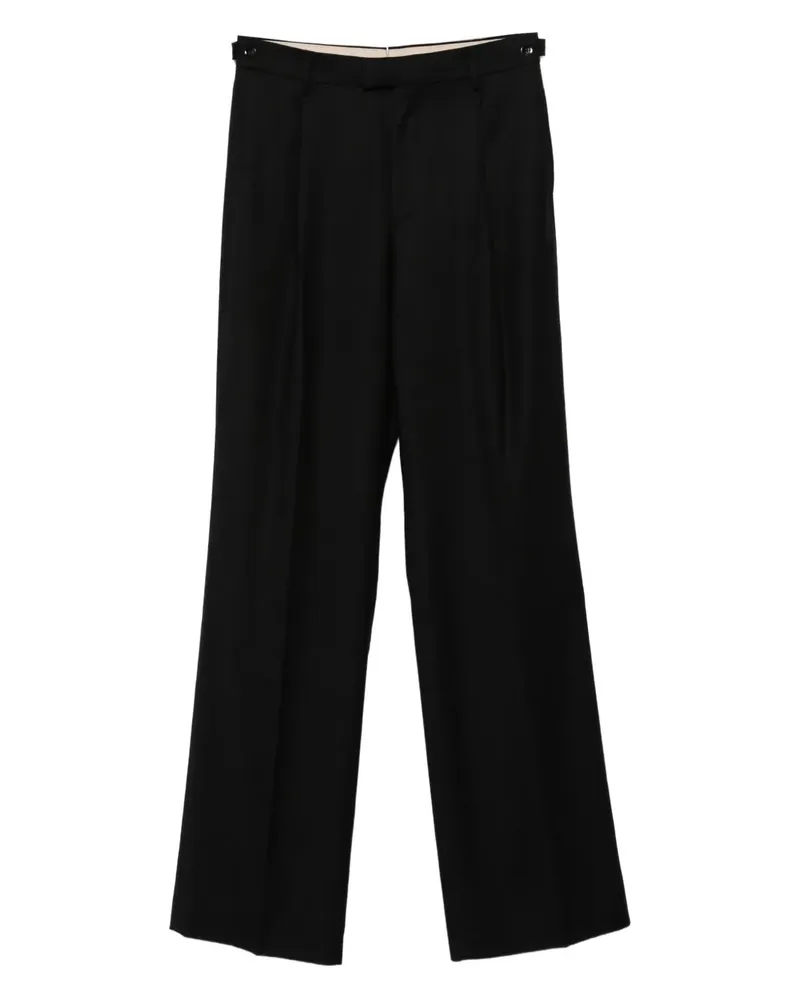 Berwich Simona Hose mit Falten - Schwarz Schwarz