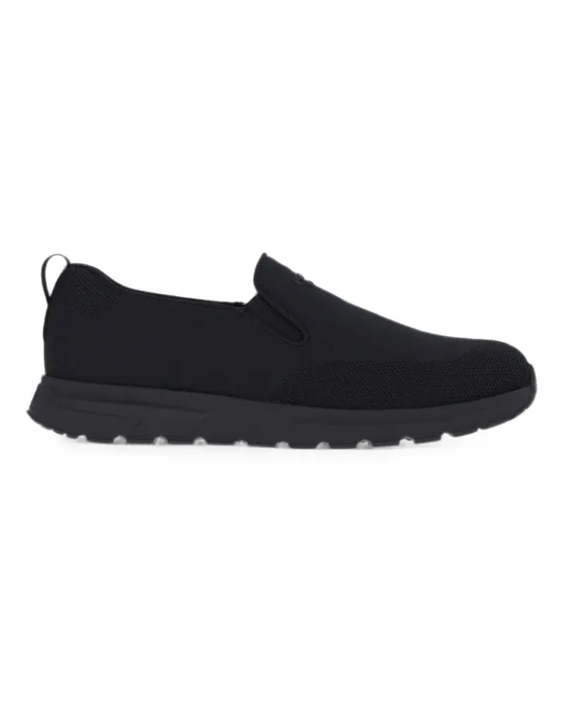 Prada logo-embossed slip-on sneakers - Schwarz Schwarz