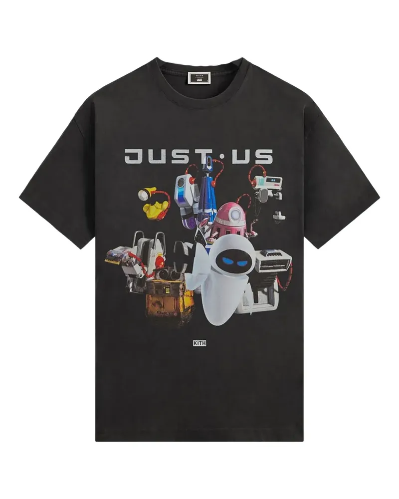 KITH x Disney Pixar WALL-E Just Us T-Shirt - Schwarz Schwarz