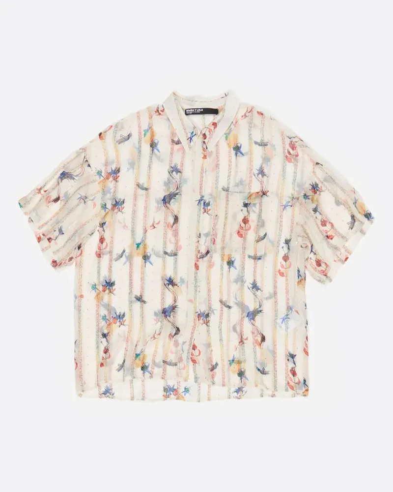 BIMBA Y LOLA floral-print shirt - Nude Nude