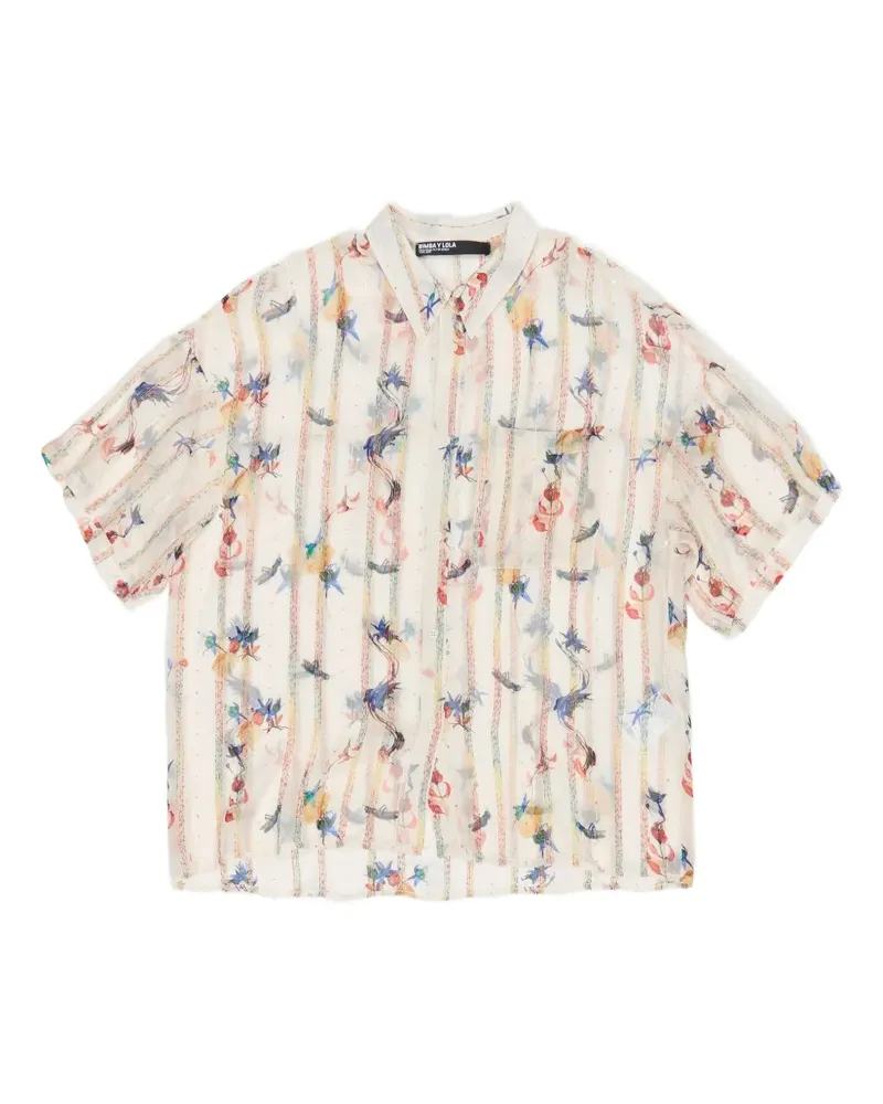 BIMBA Y LOLA floral-print shirt - Nude Nude