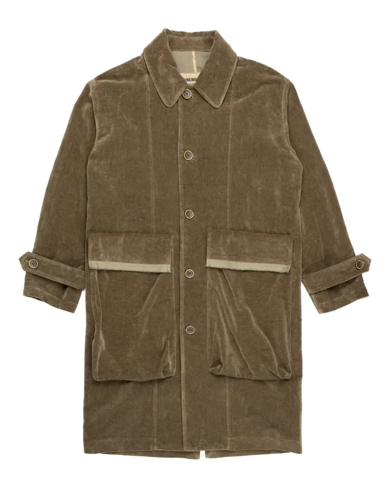 Uma Wang Coolly pocket collared coat - Braun Braun