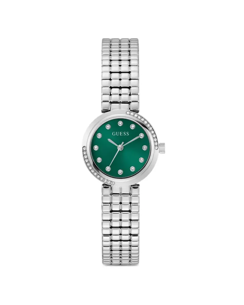 Guess Crystal Quarz 28mm - Silber Silber