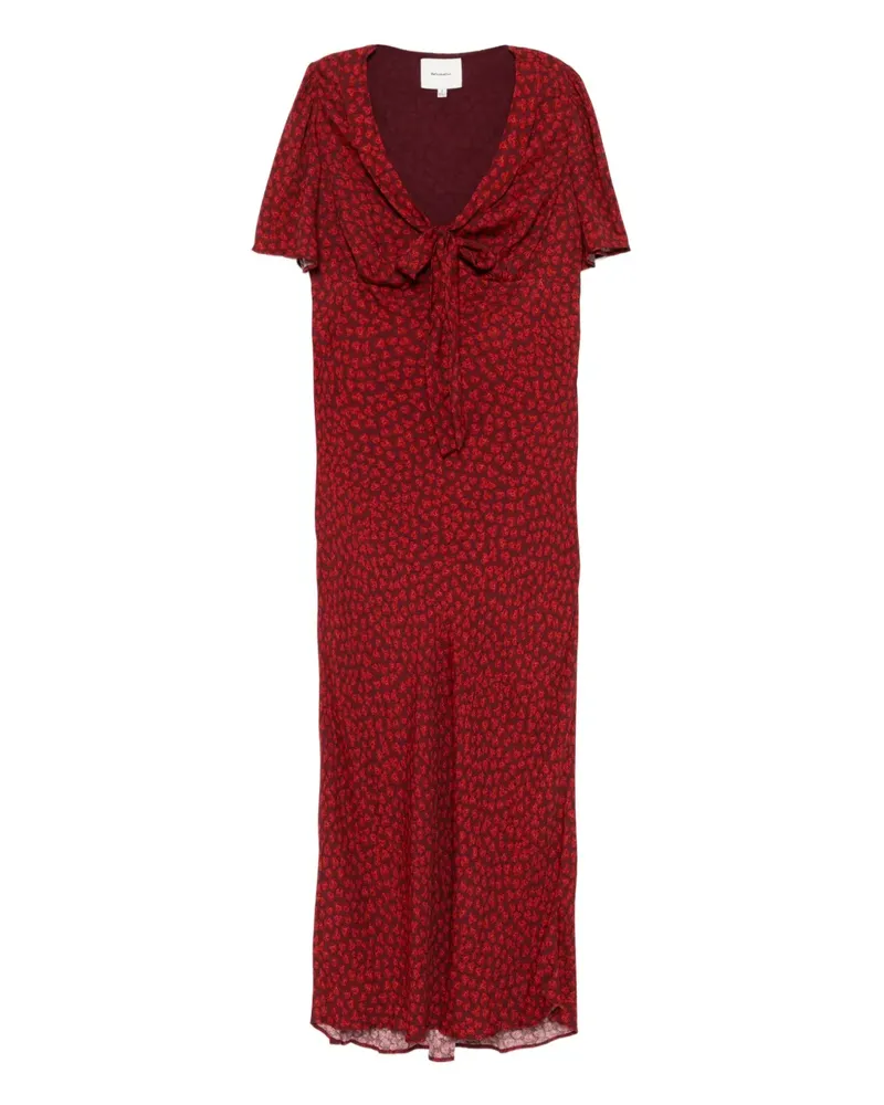 Reformation Tyra Kleid - Rot Rot