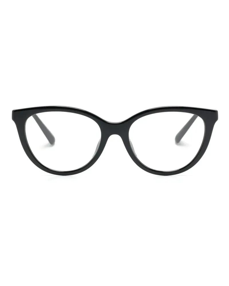 Emporio Armani Cat-Eye-Brille mit austauschbaren Gläsern - Schwarz Schwarz