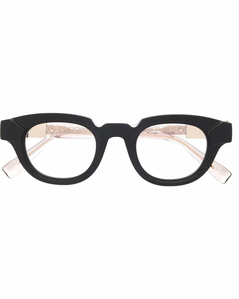 KUBORAUM Brille mit eckigem Gestell - Schwarz Schwarz