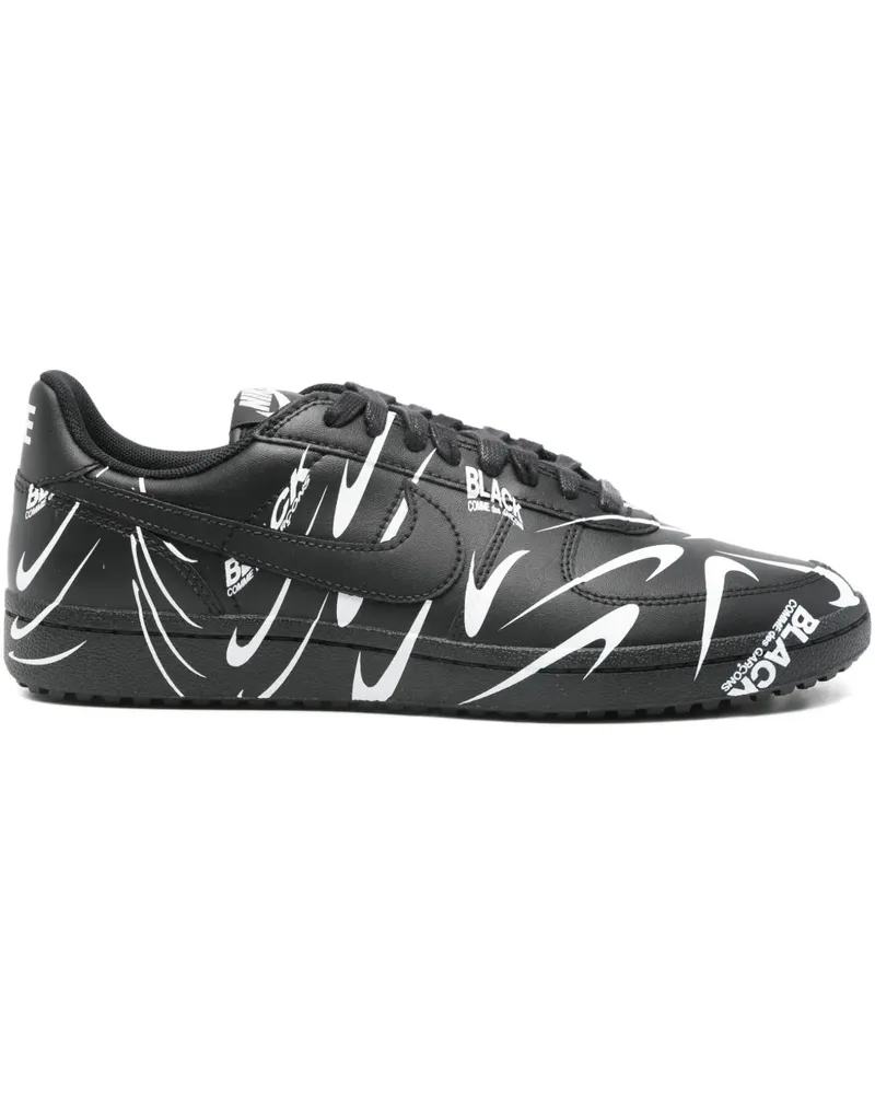 Comme des Garçons graphic print trainers - Schwarz Schwarz