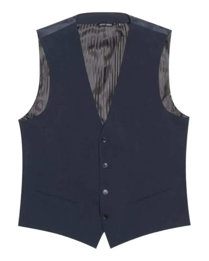 Antony Morato V-neck waistcoat - Blau Blau