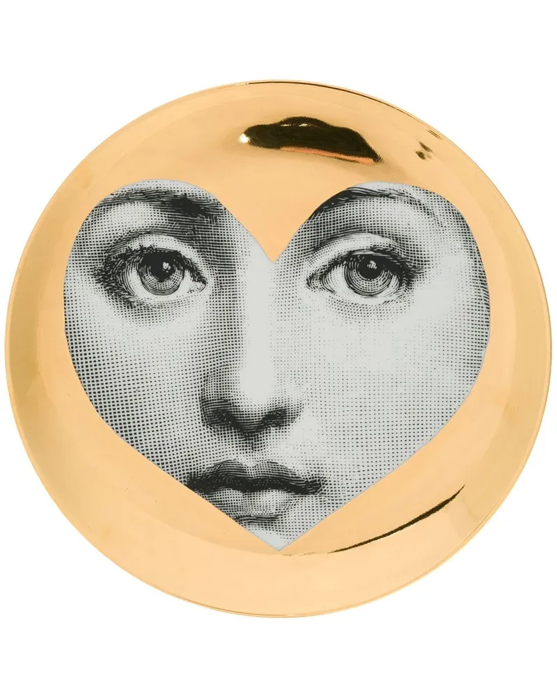 Fornasetti Variazioni N.41' Wandteller Gold