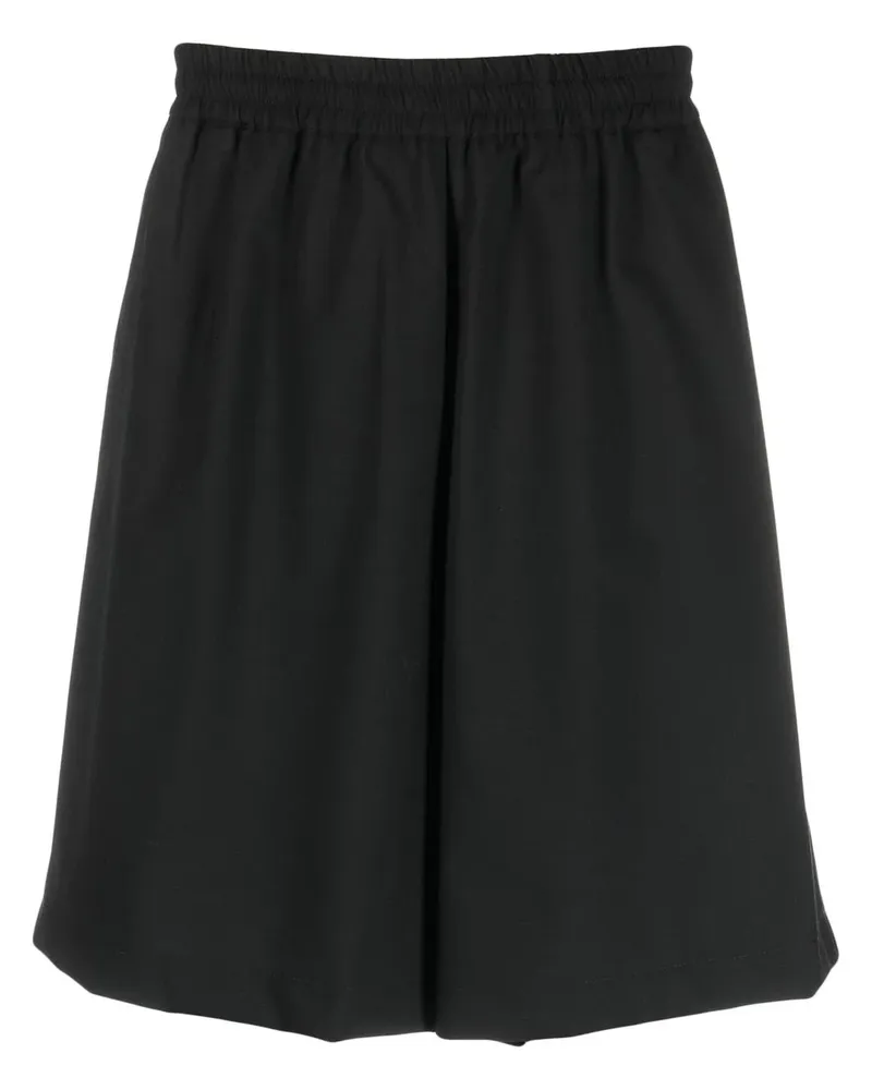 BONSAI Shorts mit weitem Bein - Schwarz Schwarz