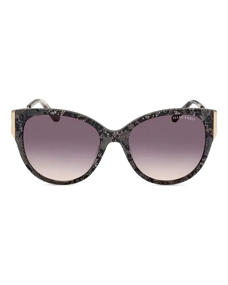 MARCIANO Los Angeles Cat-Eye-Sonnenbrille mit Spitzenmuster - Grau Grau