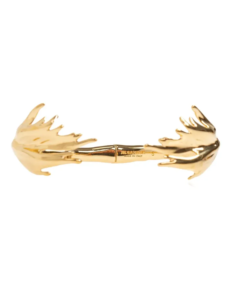 Jil Sander Skulpturales Armband - Gold Gold