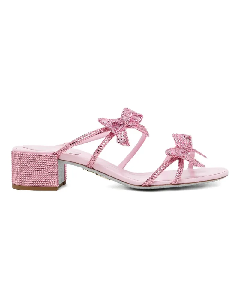 René Caovilla Ribbon sandals - Rosa Rosa