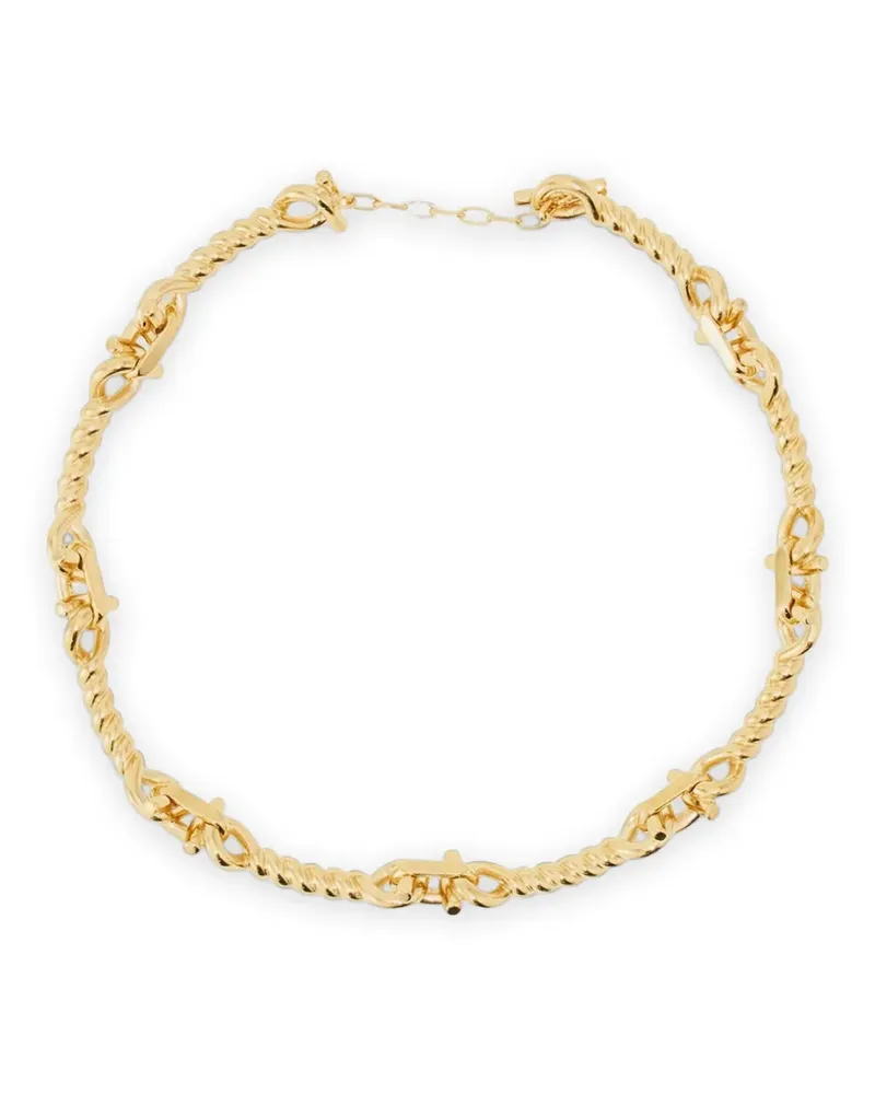 Ferragamo Großes Gancini Armband - Gold Gold