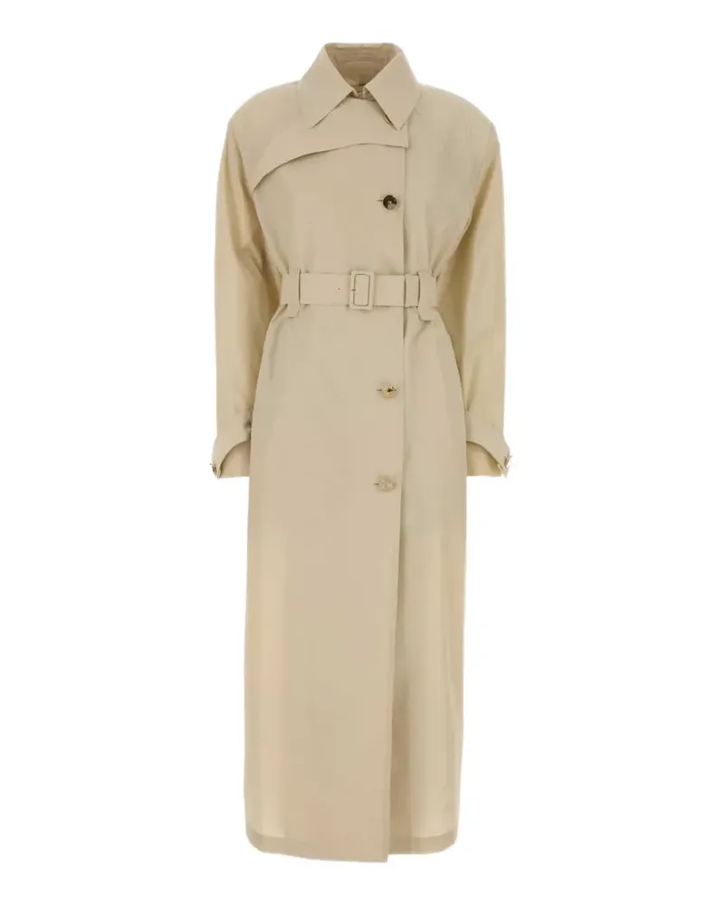 SPORTMAX Zavorra belted trench coat - Nude Nude