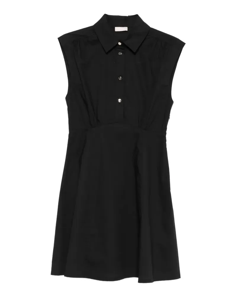 Liu Jo buttoned collared dress - Schwarz Schwarz