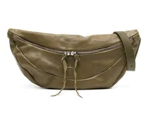 1.2 cross-motif leather crossbody bag