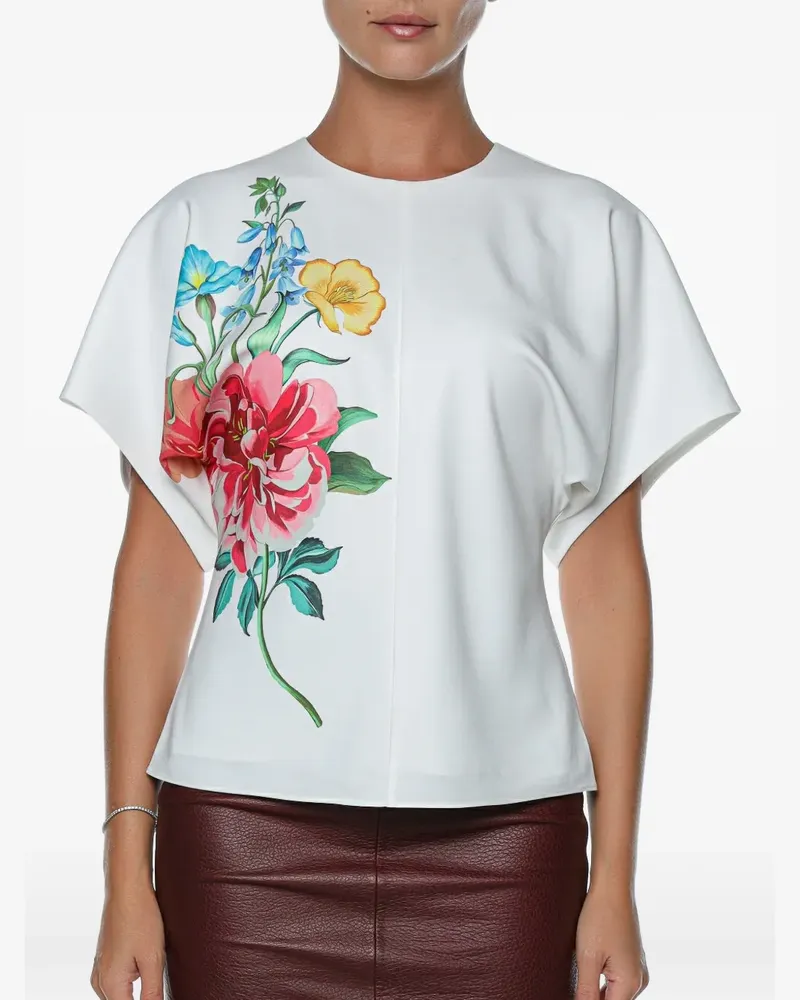 Ted Baker Lahnaa floral-print blouse - Weiß Weiß