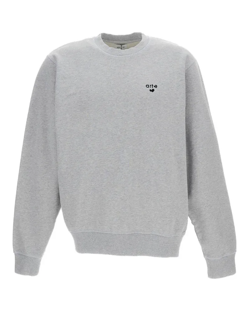 Arte Antwerp embroidered-logo sweatshirt - Grau Grau
