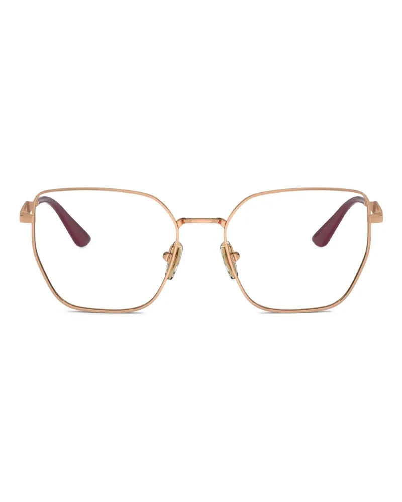 Vogue Brille mit geometrischem Gestell - Gelb Gelb