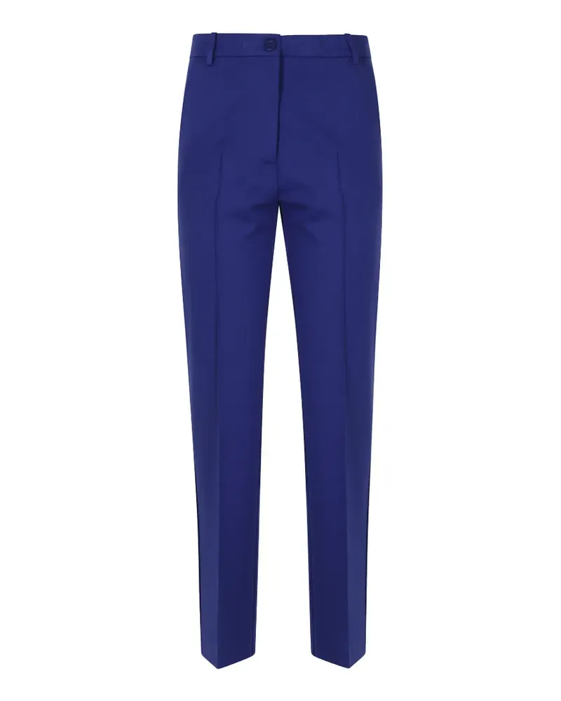 Semicouture Tia pressed-crease tailored trousers - Blau Blau