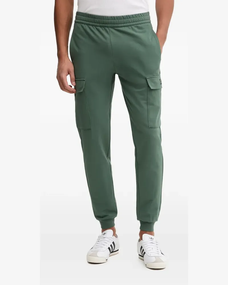 EA7 logo-print cargo pants - Grün Grün