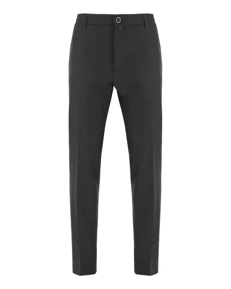 Jacob Cohën logo-patch trousers - Grau Grau