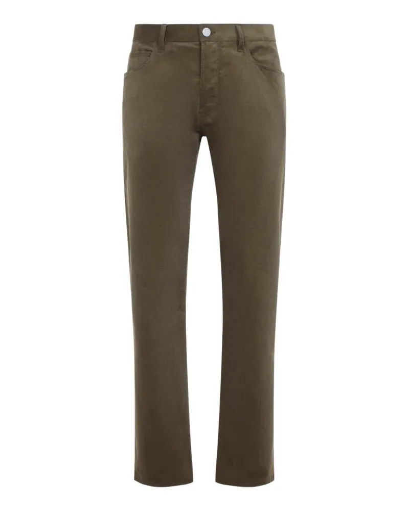 Giorgio Armani 5 pockets straight-leg trousers - Grün Grün