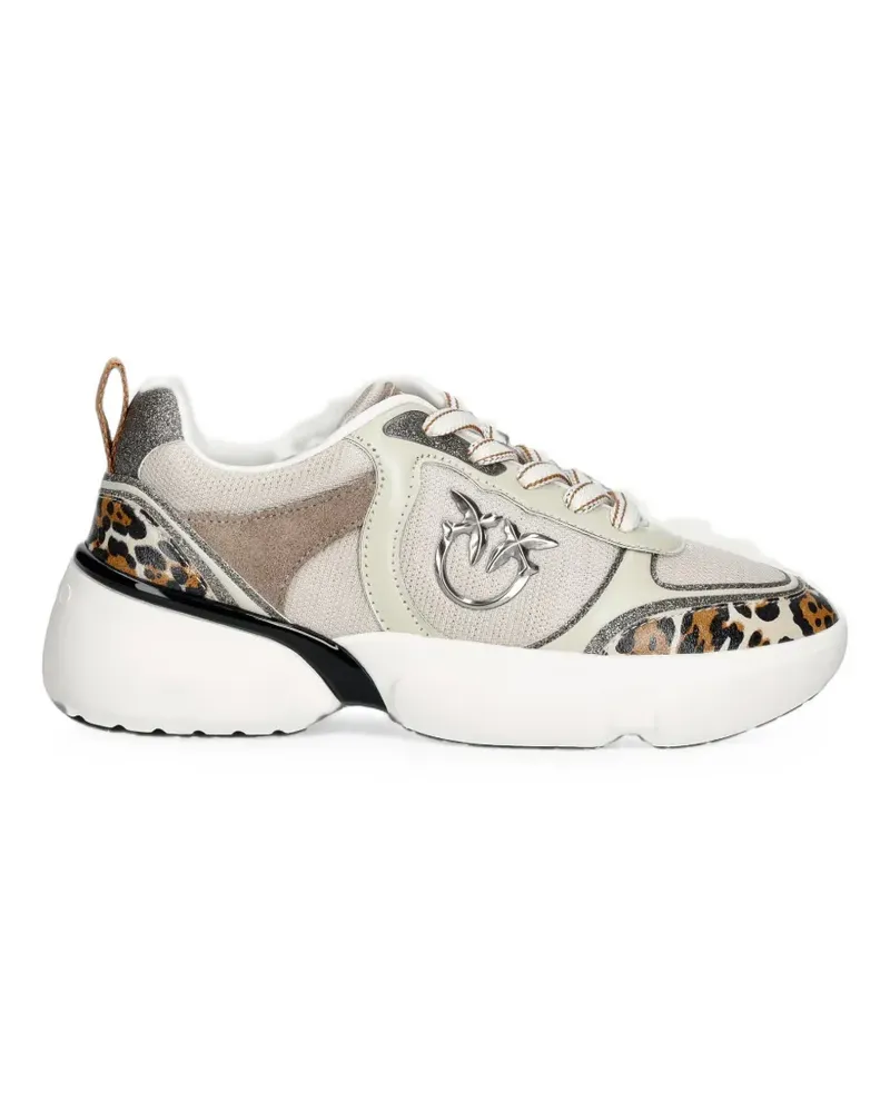 Pinko Alba 03 leopard-print sneakers - Nude Nude
