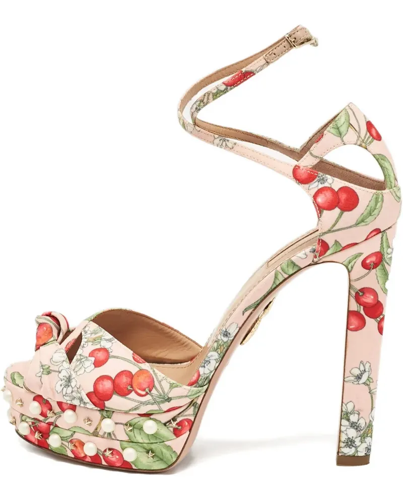 Aquazzura Harlow Sandalen mit hohem Absatz 150mm - Nude Nude