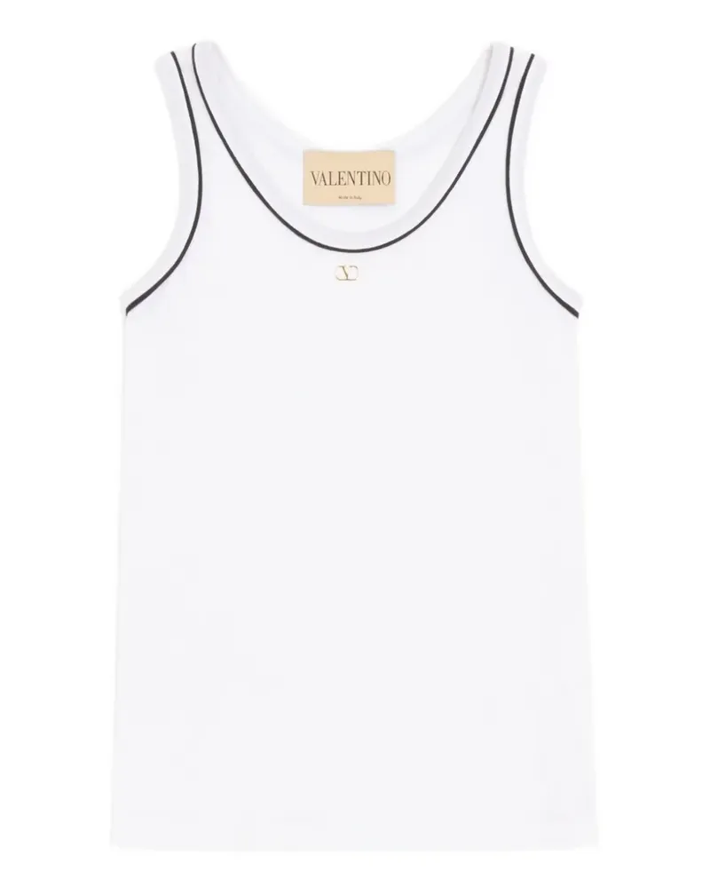 Valentino Garavani cotton jersey top - Weiß Weiß