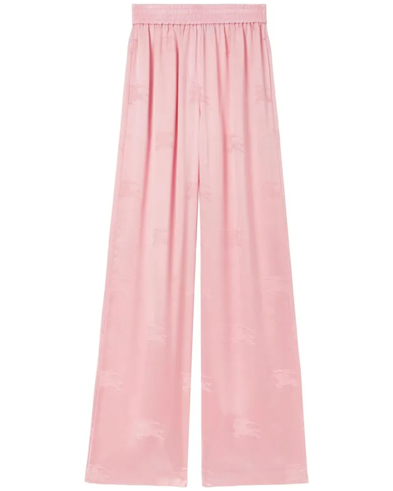 Burberry Jacquard-Hose mit weitem Bein - Rosa Rosa