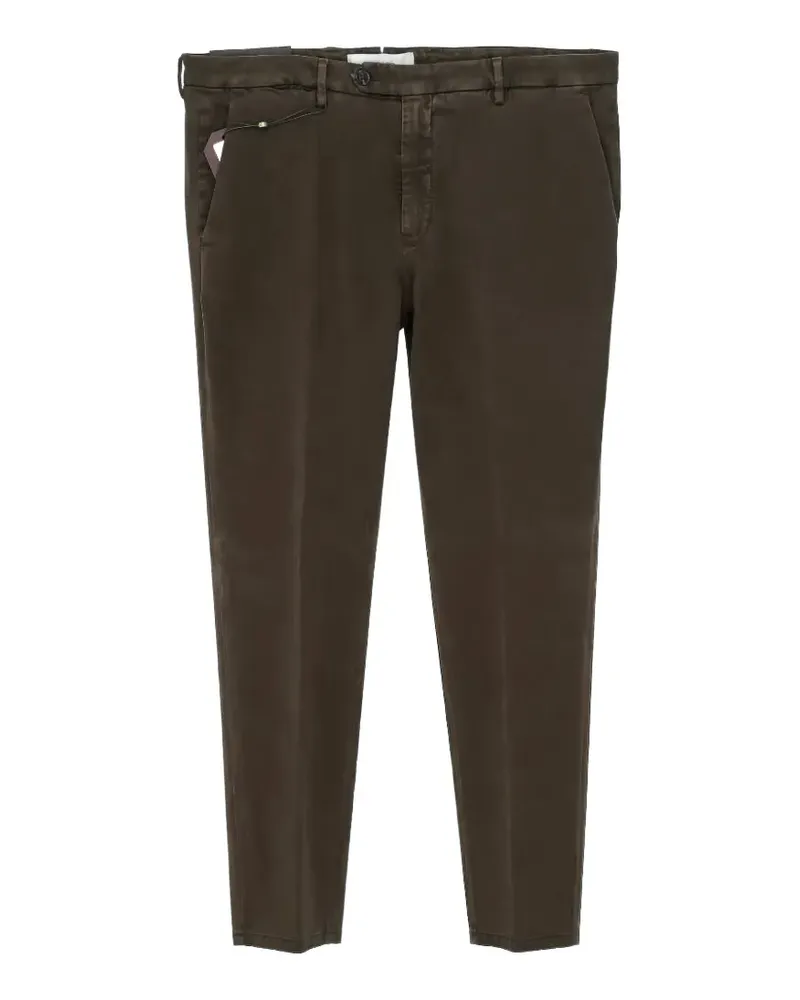 Briglia 1949 Naviglio slim-fit tapered trousers - Braun Braun