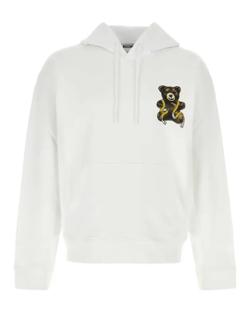 Moschino drawstring hoodie - Weiß Weiß