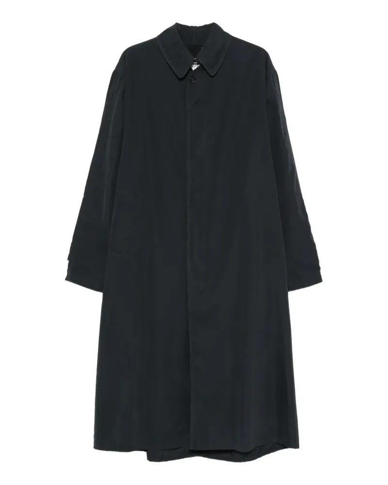 Maison Margiela concealed-fastening pocket coat - Blau Blau
