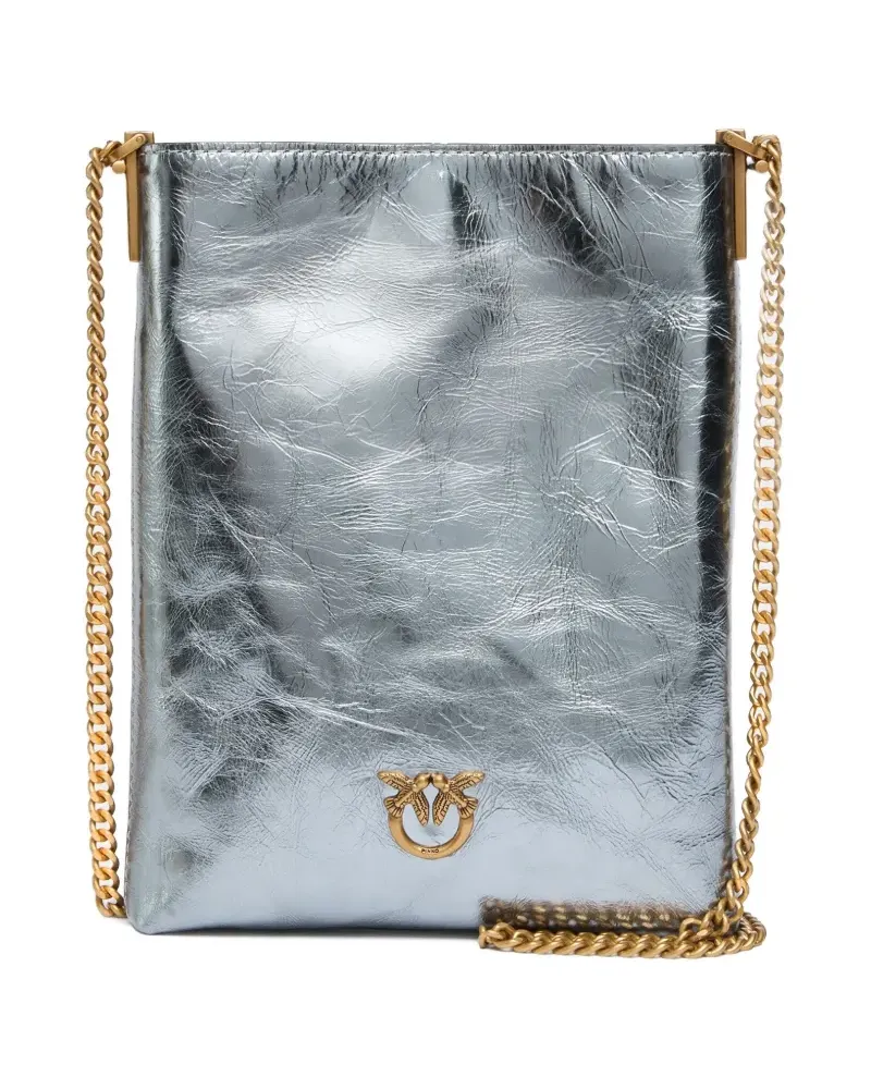 Pinko Schultertasche mit eckiger Form - Blau Blau