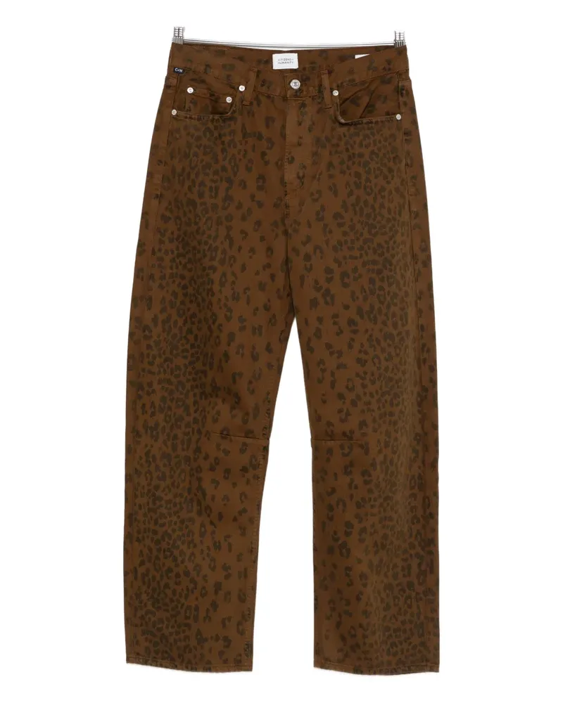 Citizens of humanity cheetah-print jeans - Braun Braun