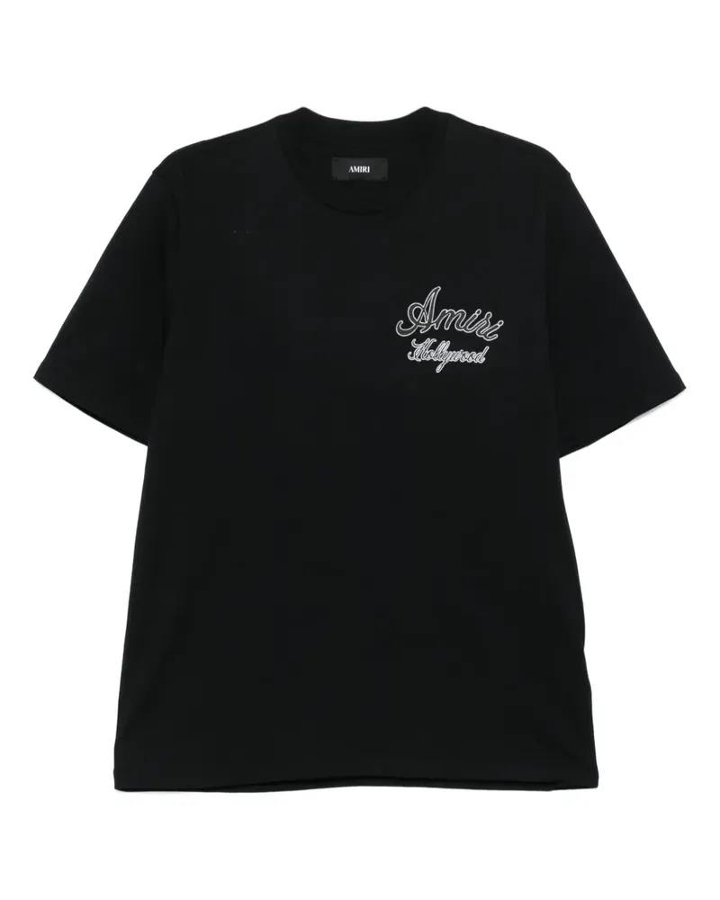 Amiri T-Shirt mit Logo-Print - Schwarz Schwarz