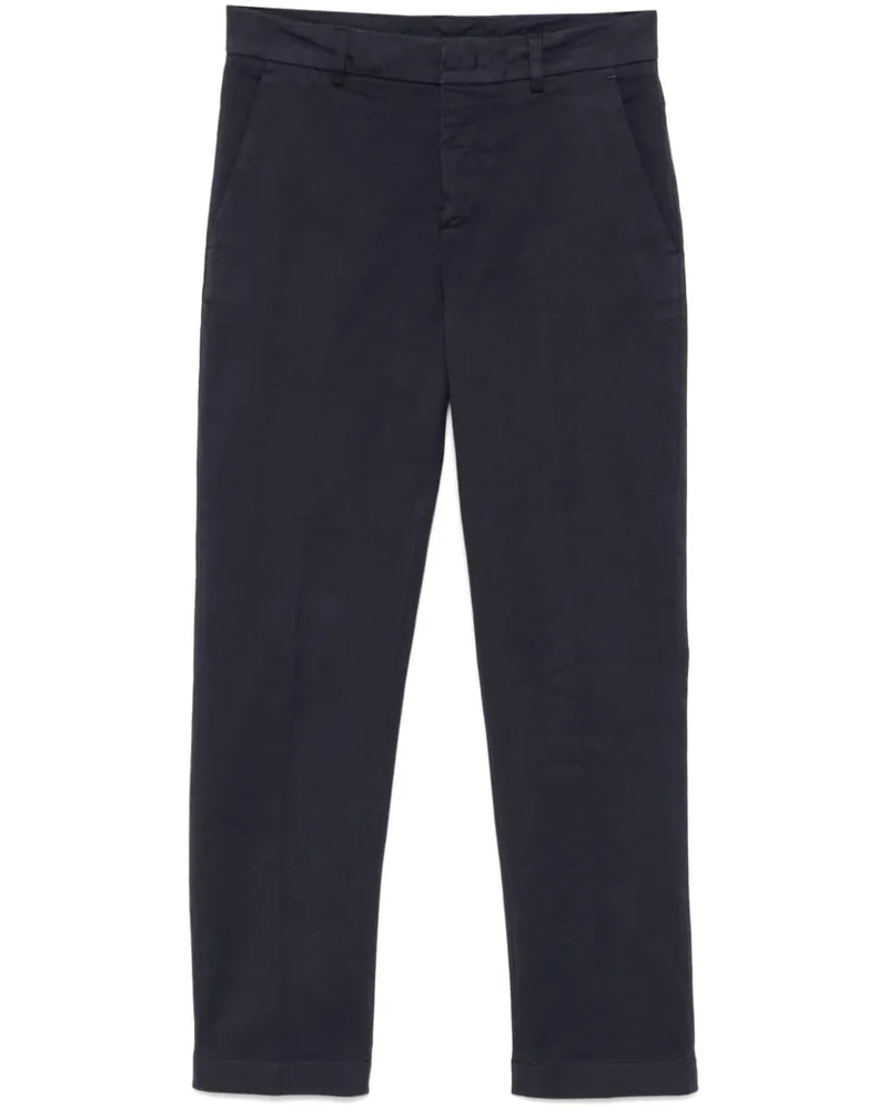 ASPESI Klassische Tapered-Hose - Blau Blau