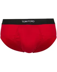 Tom Ford classic logo waistband briefs Rot