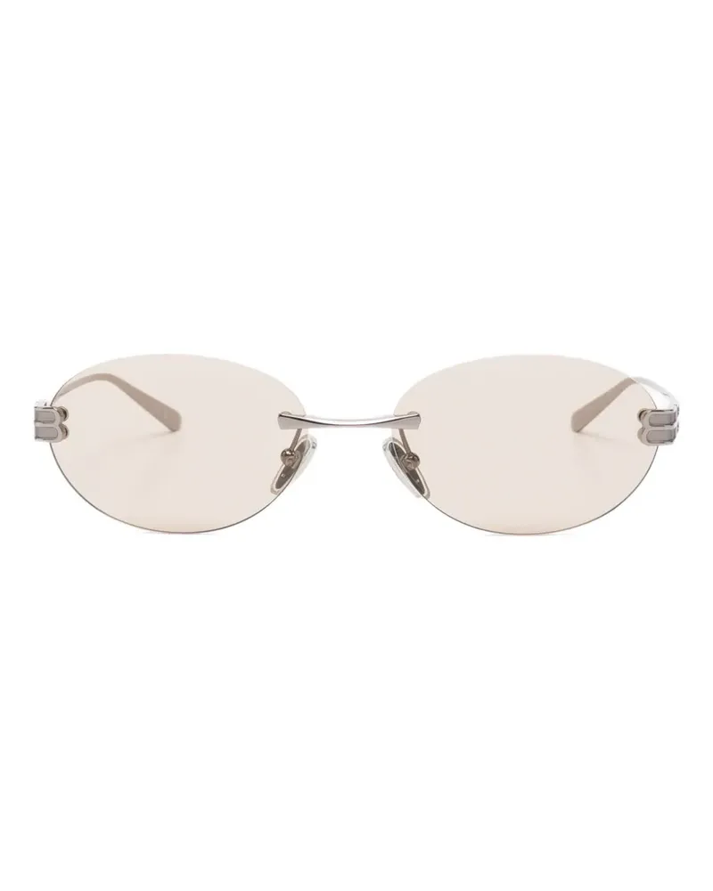 Balenciaga Gossip oval-frame sunglasses - Silber Silber