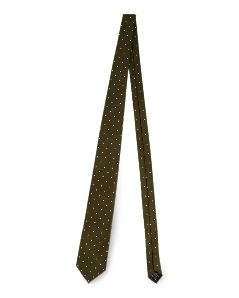 Tom Ford polka-dot silk tie - Grün Grün