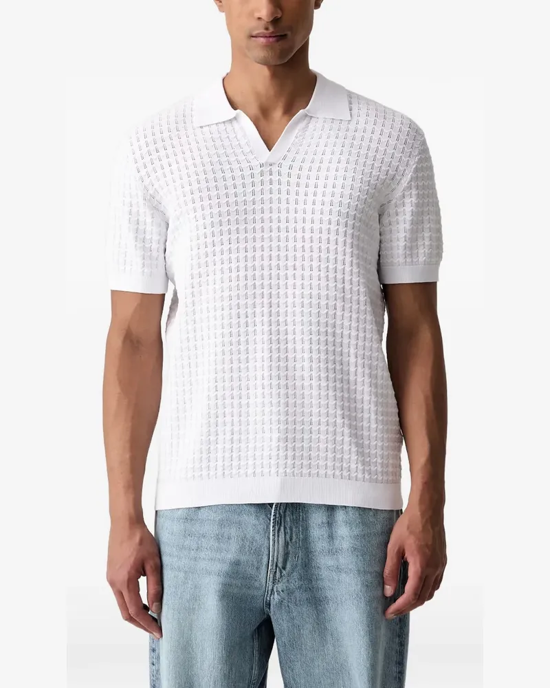 Guess open-knit T-shirt - Weiß Weiß