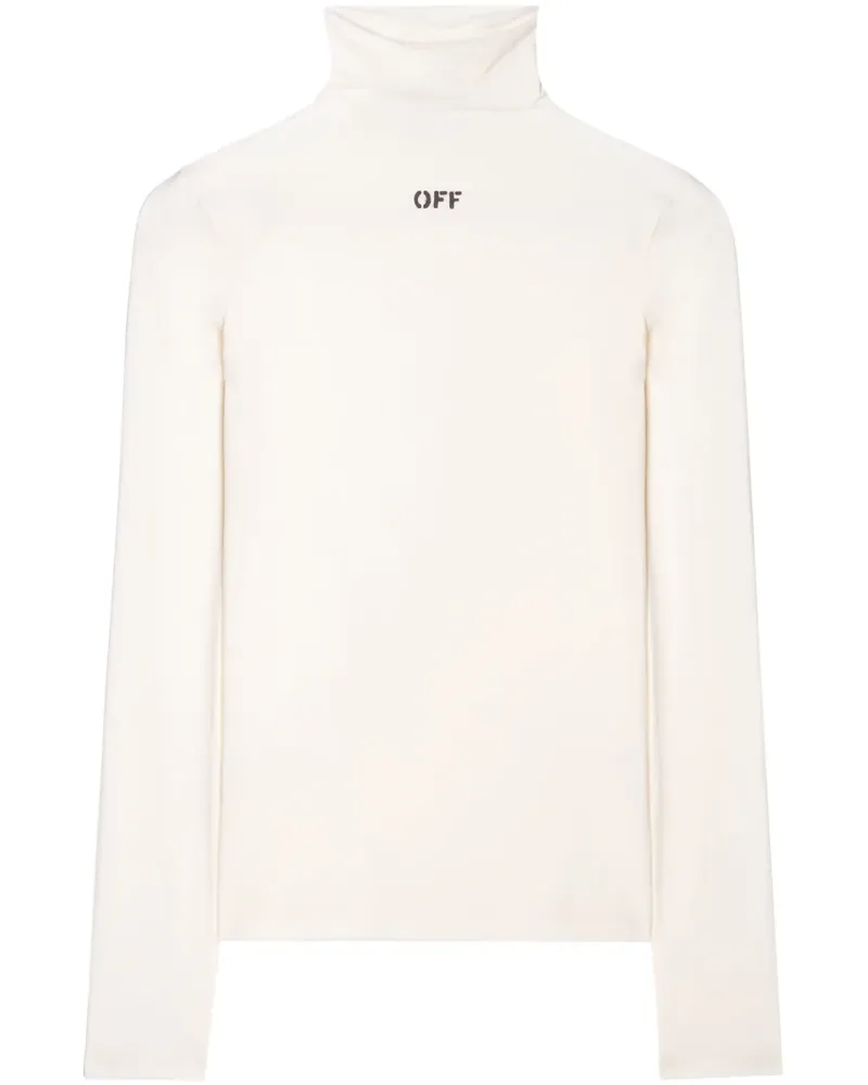 OFF-WHITE Oberteil mit Print - Weiß Weiß