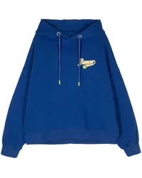 BARROW Oversized-Hoodie mit Logo-Print Blau