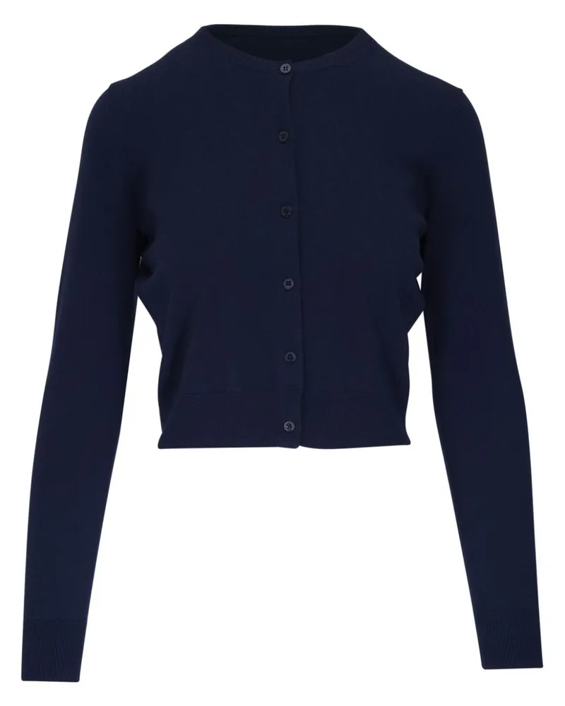 Carolina Herrera New York Cropped-Cardigan - Blau Blau