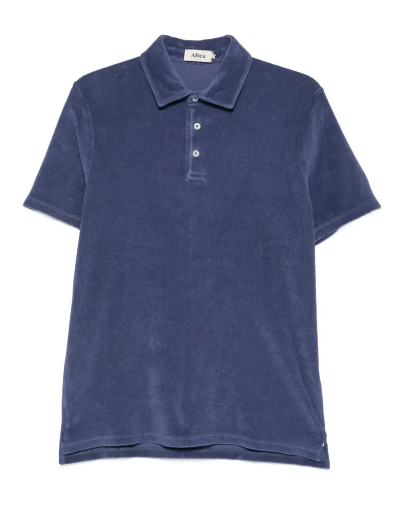 Altea Smith terry-cloth polo shirt - Blau Blau
